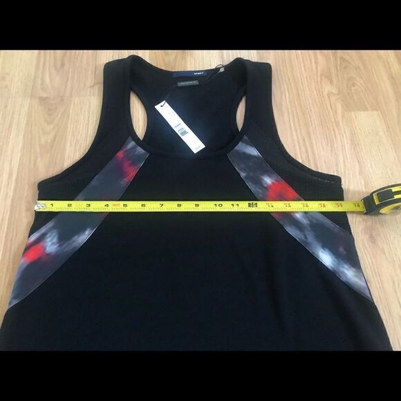 NWT ELIE TAHARI Dianna Knit Red/Black Tank Top - Picture 6 of 7